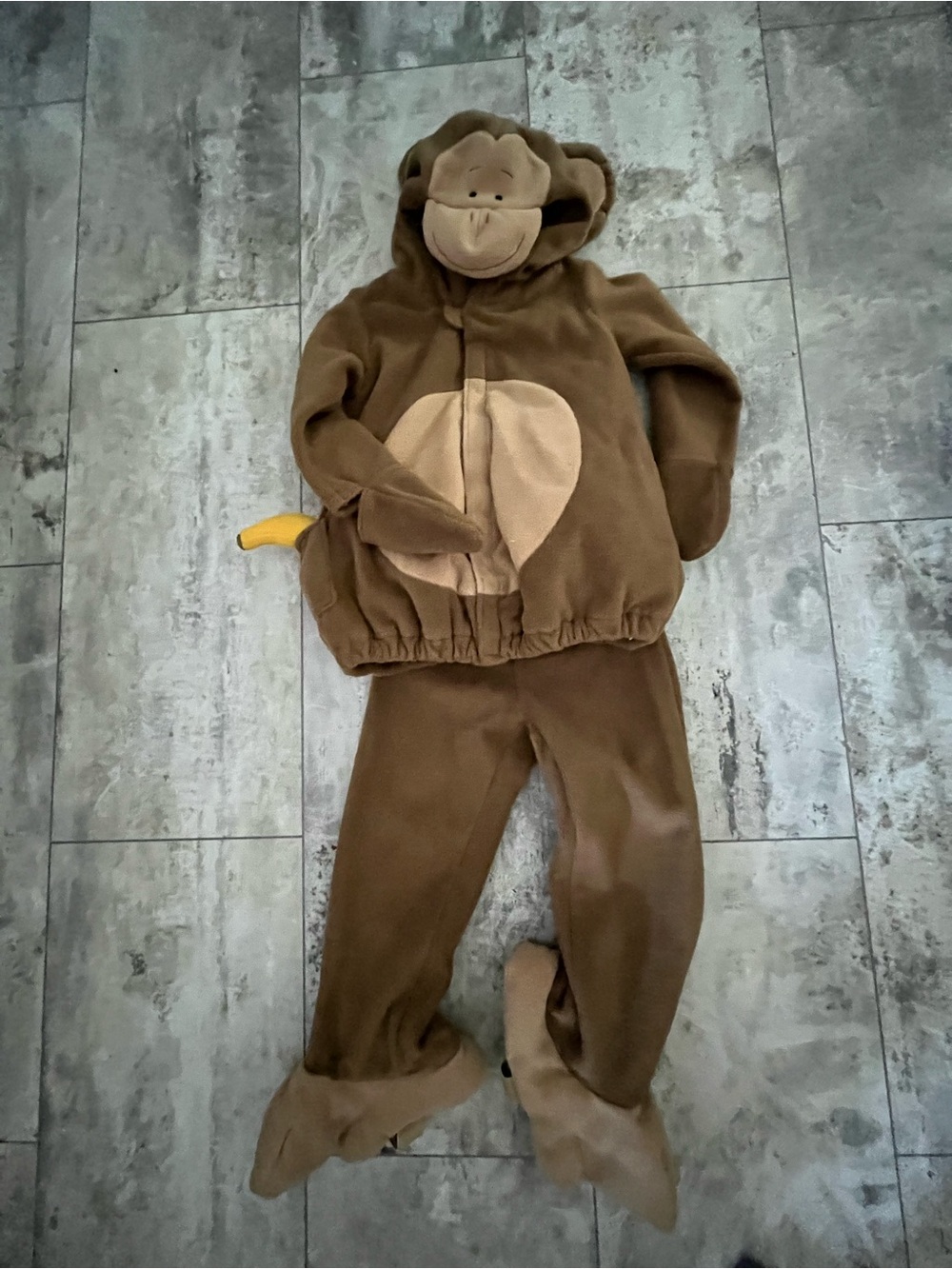 Old Navy Brown and Tan Monkey Costume for Kids